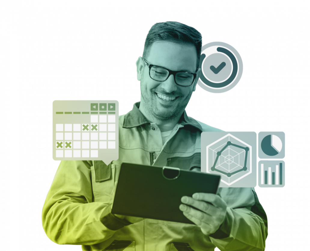 Mitarbeitender nutzt Audit Management Software, um Prozessaudits digitalisieren zu können.