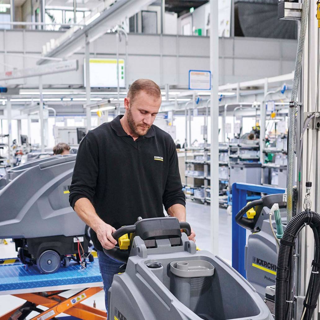 Kärcher Mitarbeiter Lieferaudits