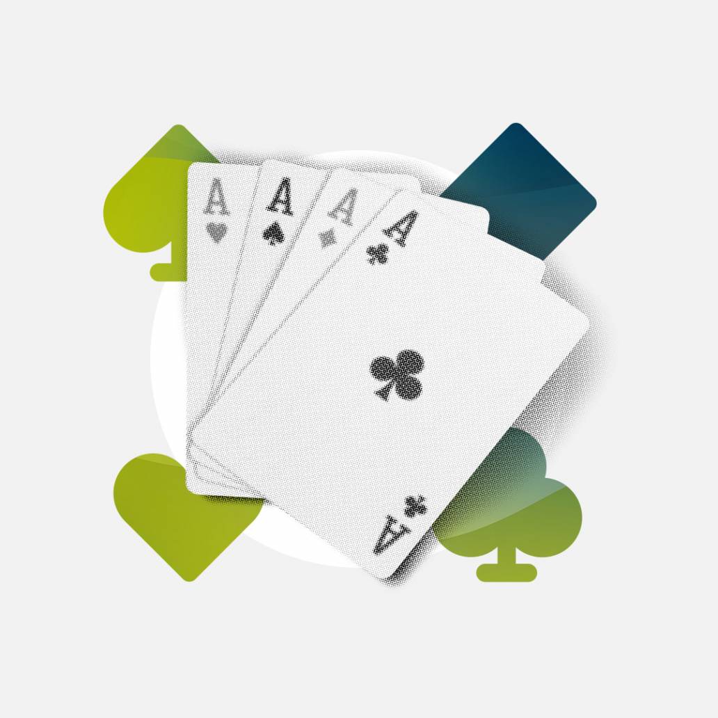 Effizientes Audit-Management: Die Asse symbolisieren Erfolg