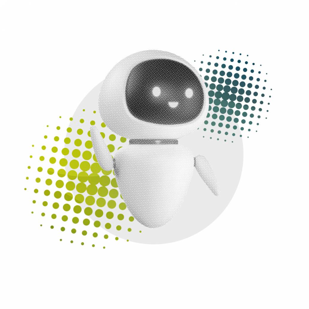 Auditprozesse zentral steuern: Der Roboter symbolisiert Automatisierung.