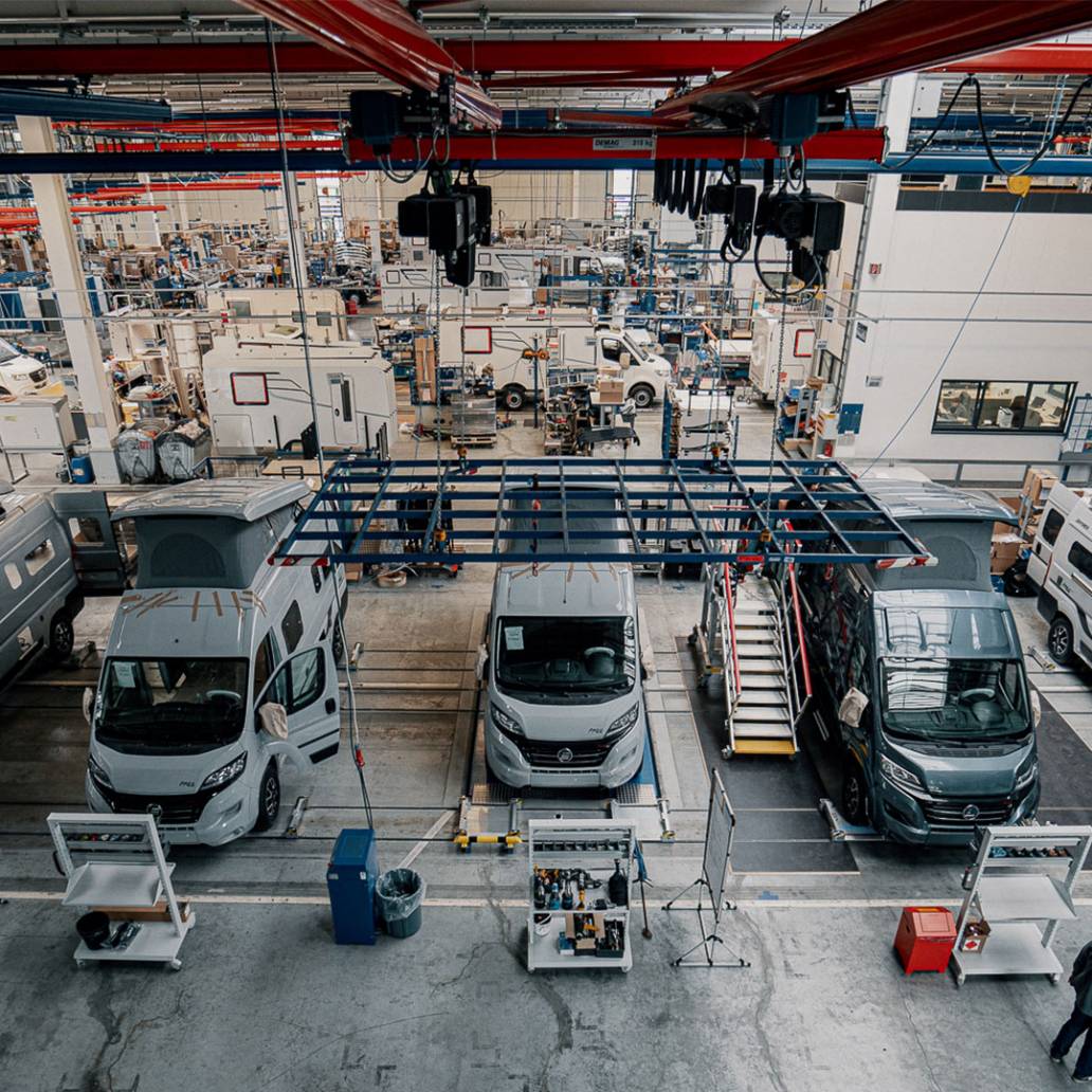 Die cluetec Audit Software im Einsatz für digitale Produktaudits beim Wohnmobilfertiger Hymer.