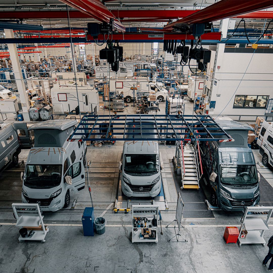 Die cluetec Audit Software im Einsatz für digitale Produktaudits beim Wohnmobilfertiger Hymer.