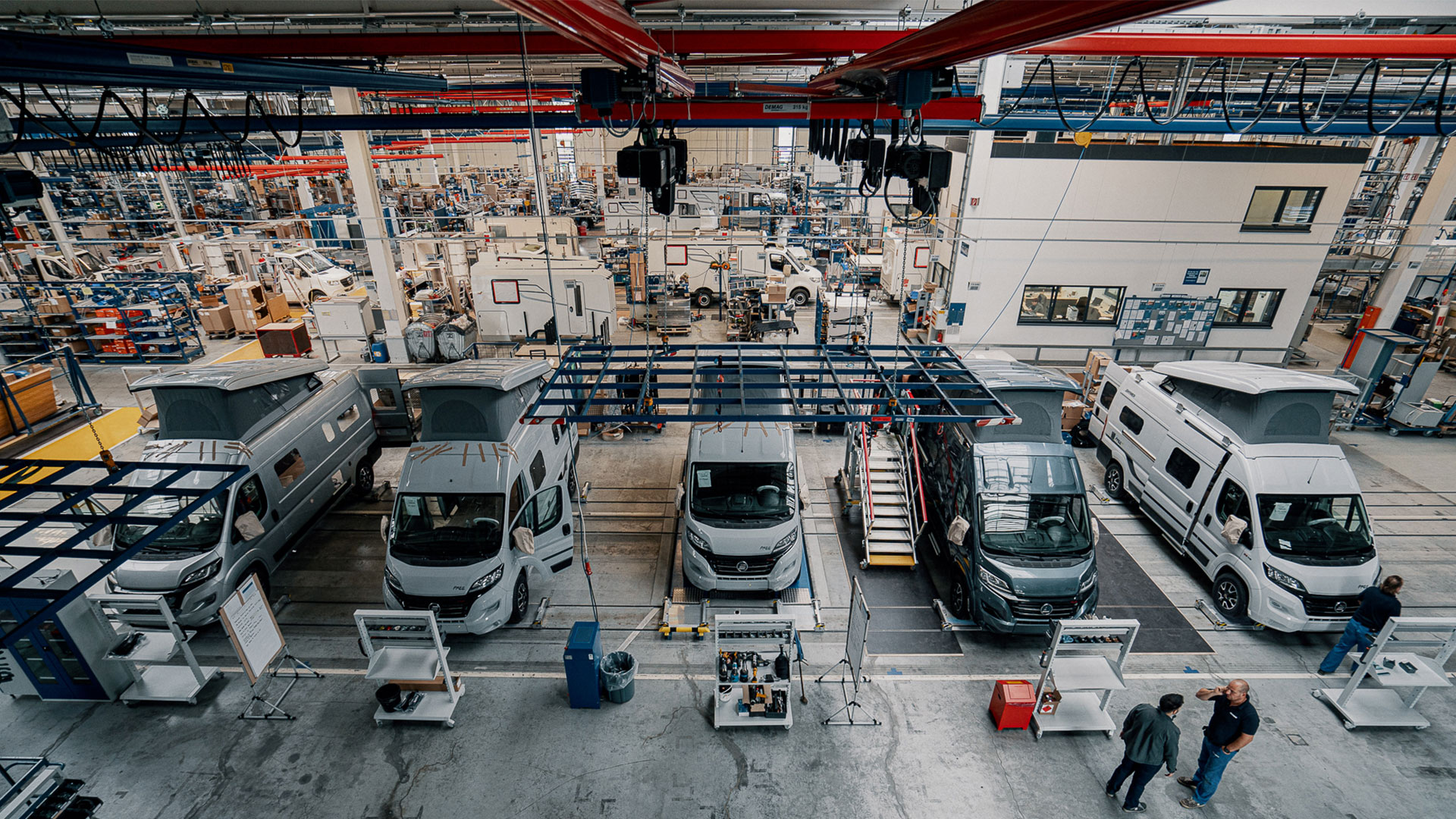 Die cluetec Audit Software im Einsatz für digitale Produktaudits beim Wohnmobilfertiger Hymer.