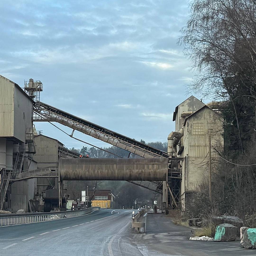 Geländer der Firma Basalt am Tag des Besuchs des Teams der cluetec Audit Software