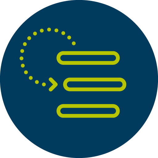 Allgemeine Features und Integration: Anpassbare Listenansichten