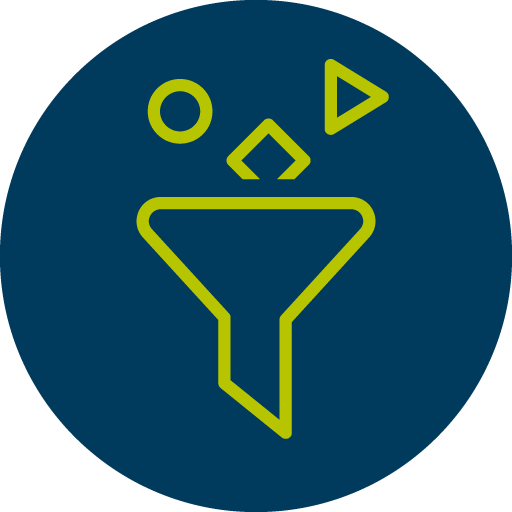 Allgemeine Features und Integration: Umfangreiche Filtermöglichkeiten