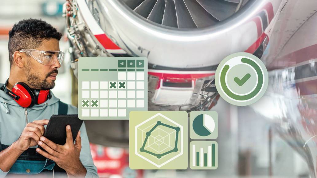 Luft- und Raumfahrt Auditor mit der cluetec Audit Software zur Kontrolle der EN 9100ff Norm in Raumfahrt und Luftfahrt (Aerospace)