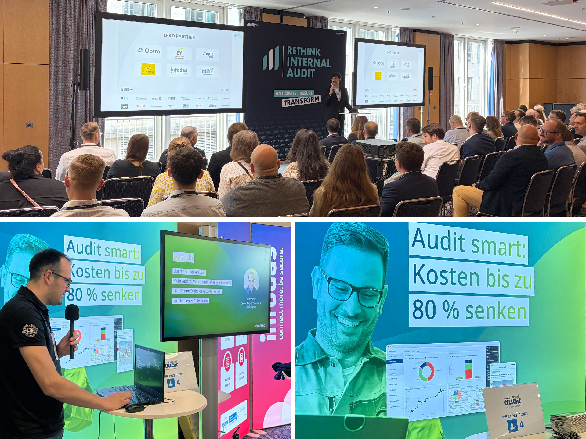 cluetec Audit Software auf der Rethink! Internal Audit 2026 in Berlin