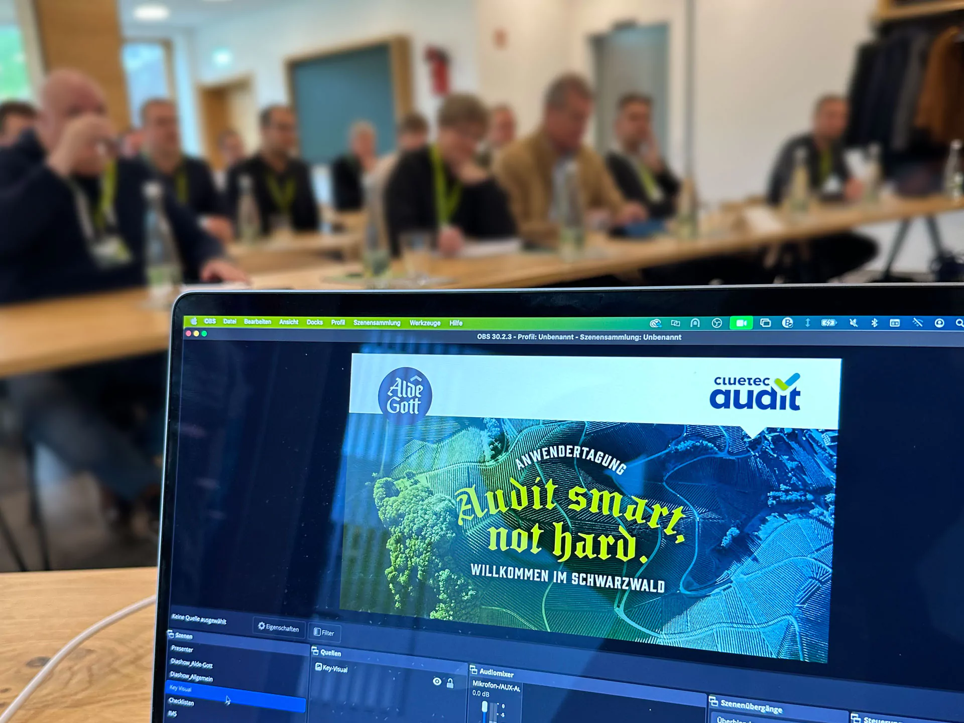 cluetec Audit Software Anwendertagung bei Alde Gott