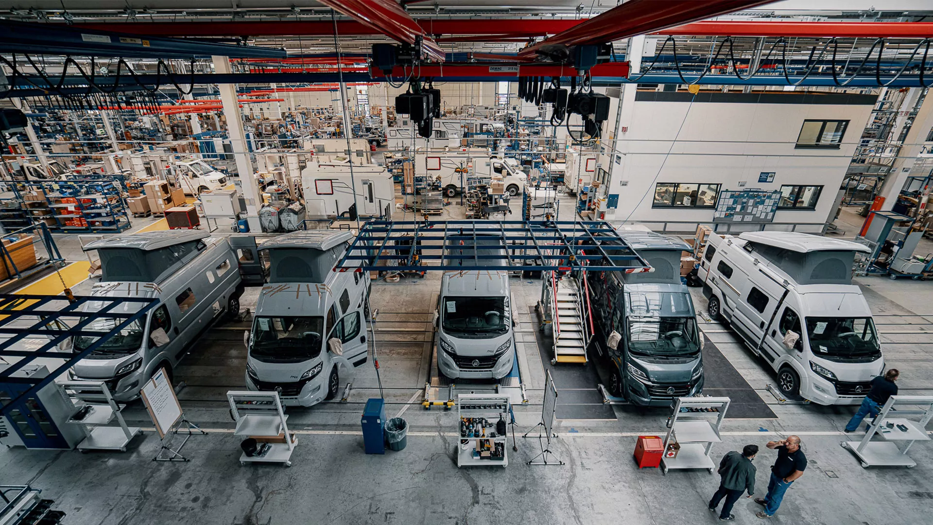 Die cluetec Audit Software im Einsatz für digitale Produktaudits beim Wohnmobilfertiger Hymer.